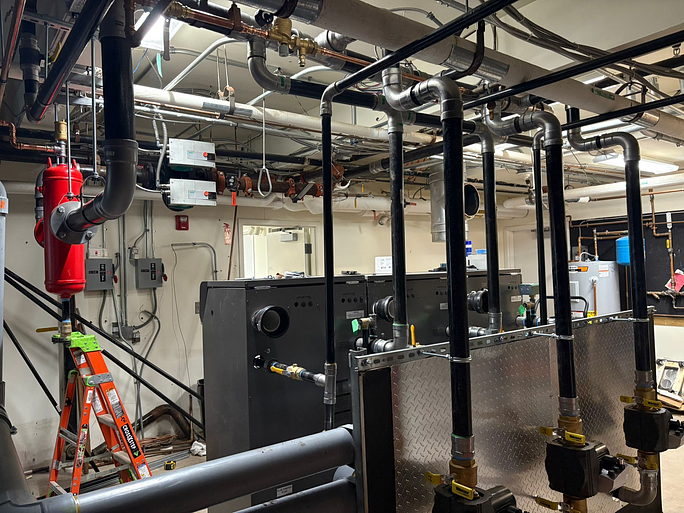Zoom boilers at York library